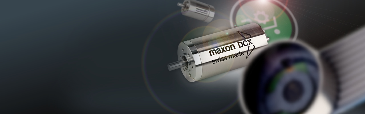 In the maxon Online Shop you can find brushed DC and brushless DC motors, gearheads, encoders and motor controllers