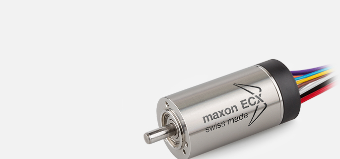 The electronically commutated maxon EC motors stand out with excellent torque characteristics, high power, an extremely wide speed range, and an outstandingly long life span